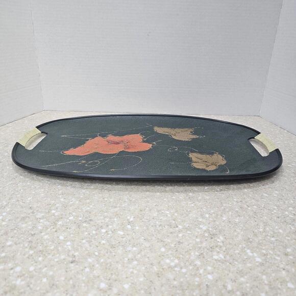 Japanese Norleans Serving Tray With Fall Design Vintage Mid-Century Modern - Picture 2 of 8